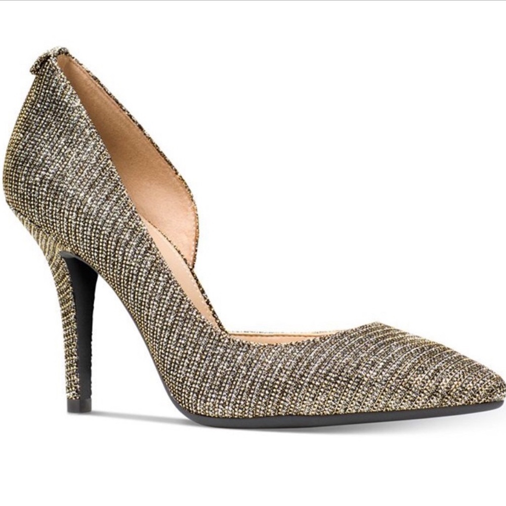 Michael Kors Nathalie Flex High Pump Metallic Size 9.5